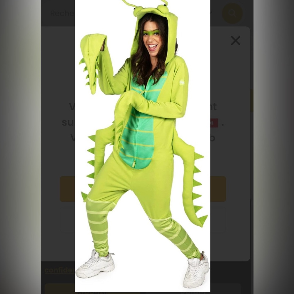 Tipsyelves Praying Mantis Adult Halloween Costume… - image 3